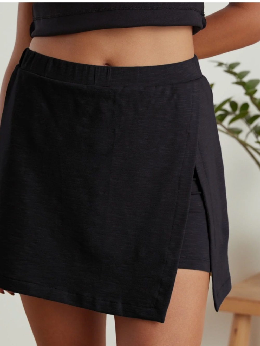 NEW!Known Supply Black Westwood Skort  NWT!